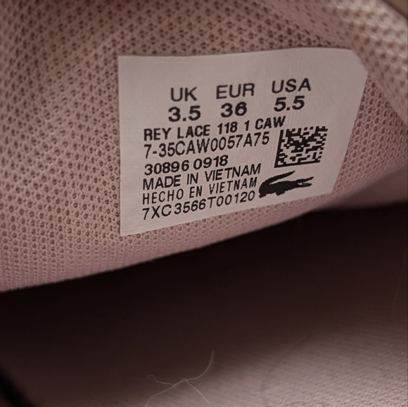 Lacoste Rey Lace Sneakers - Picture 7 of 9